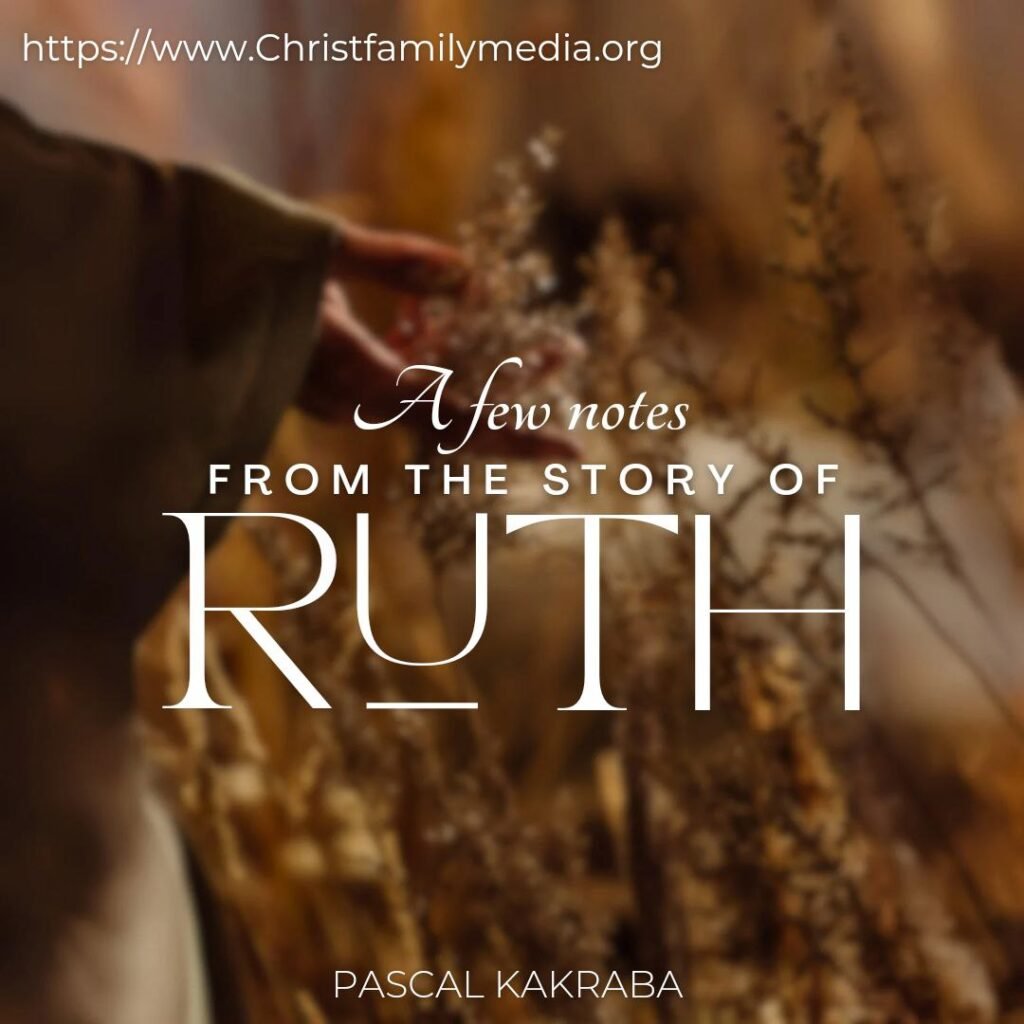 A Few Notes From The Story Of Ruth