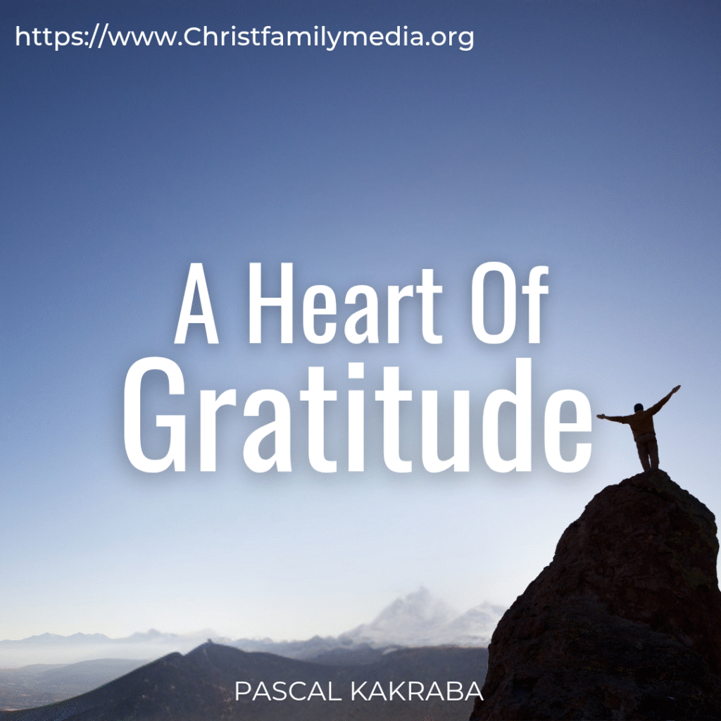 A Heart of Gratitude