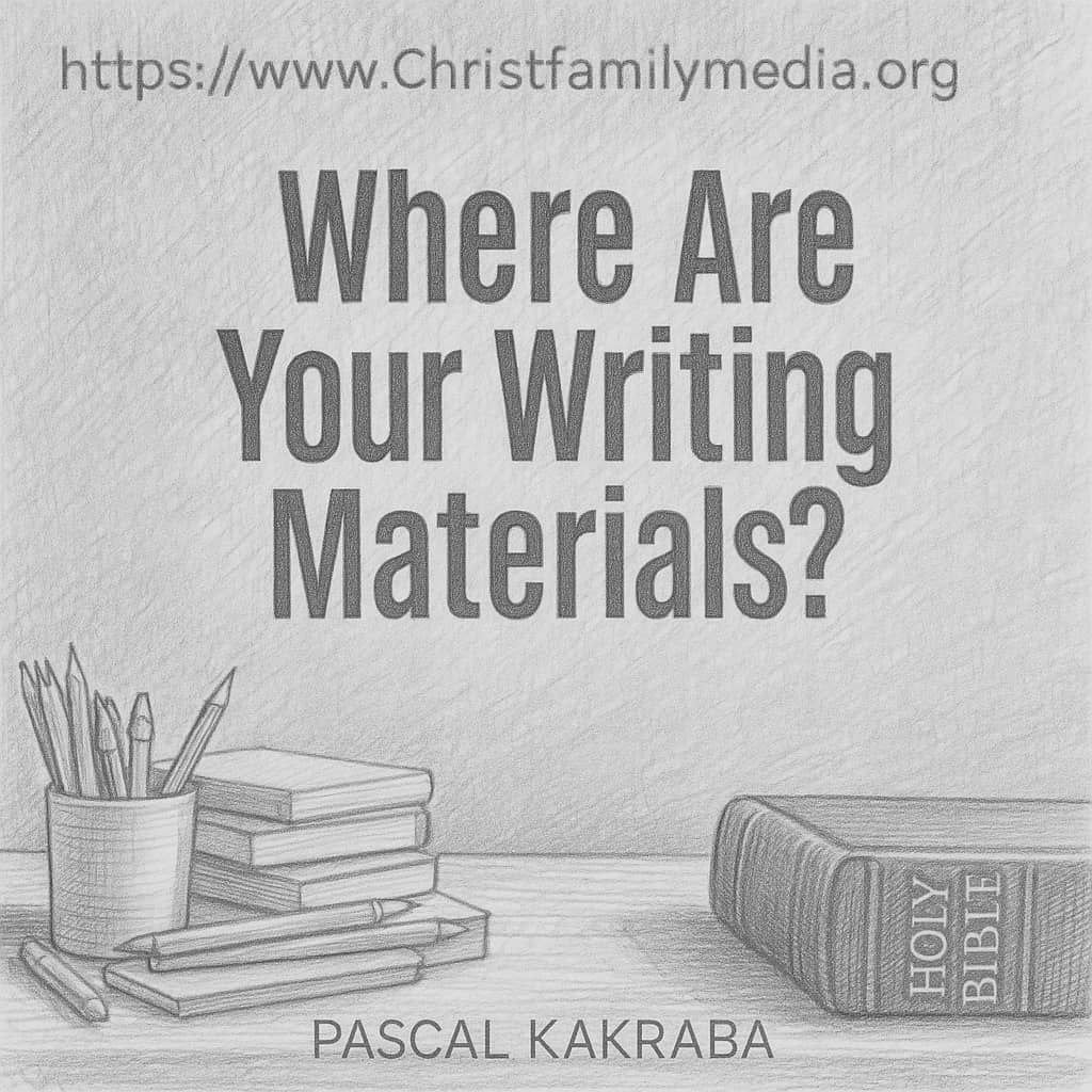 Where Are Your Writing Materials?