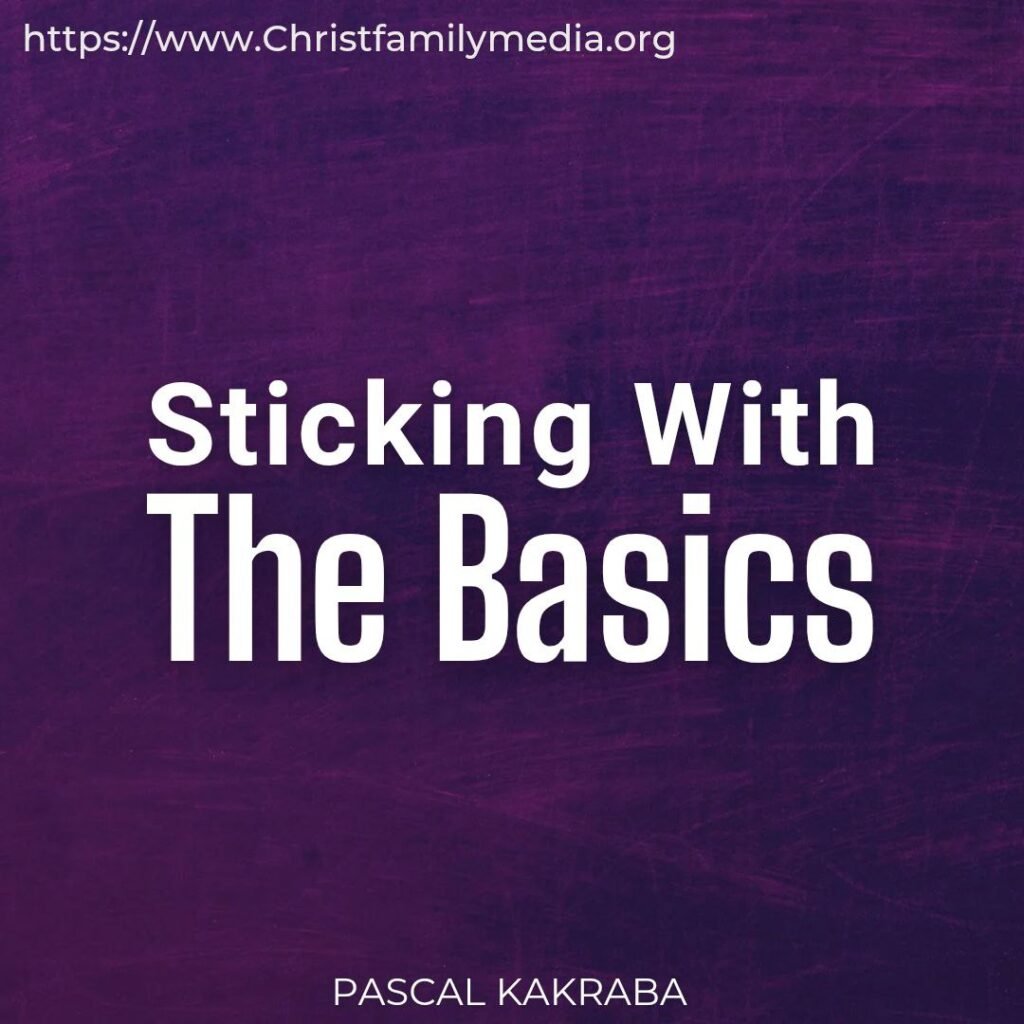 Sticking With The Basics